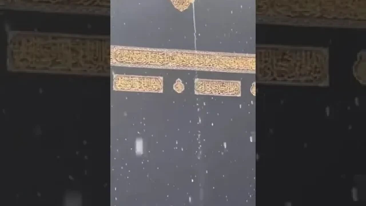 من أمطار مكة المكرمة الآن 😍