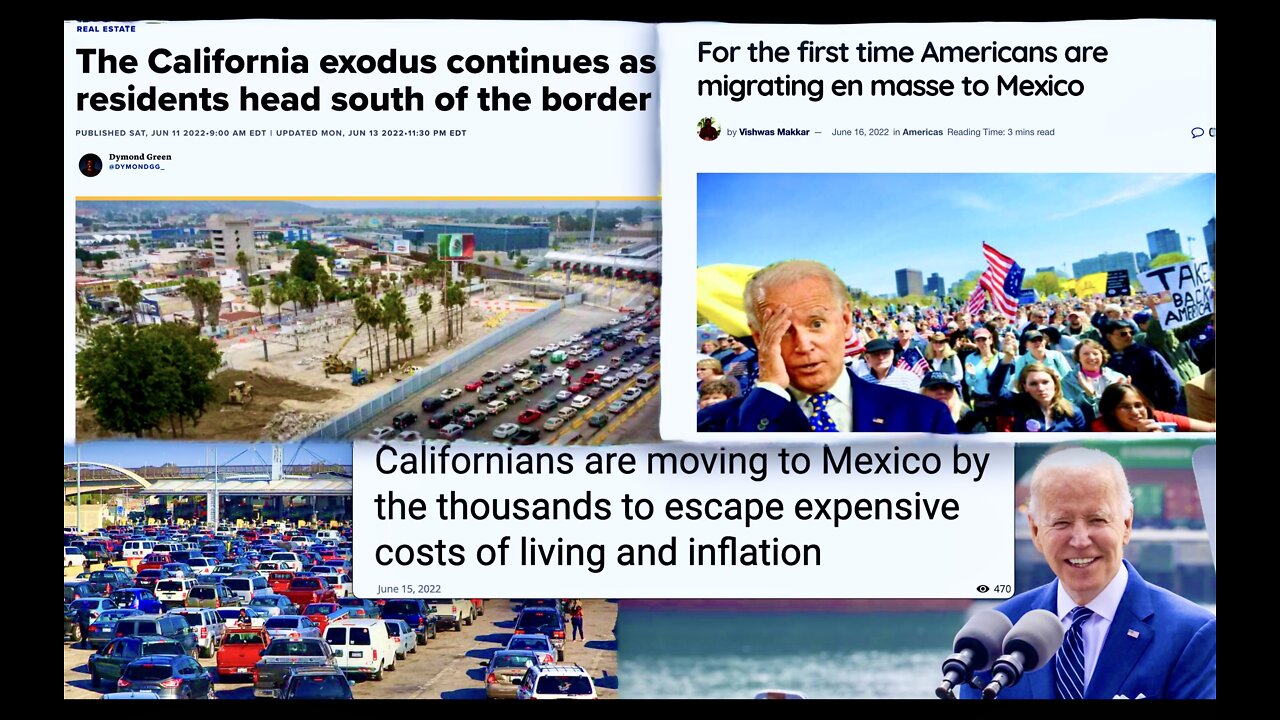 USA Earns International Reputation As An Unsafe Place To Live As Americans Migrate En Mass To Mexico