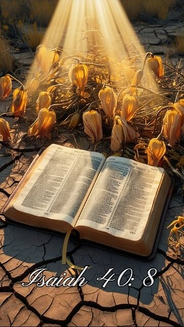 Isaiah 40:8 - The grass withers and the flowers fall, but the word of our God endures forever.