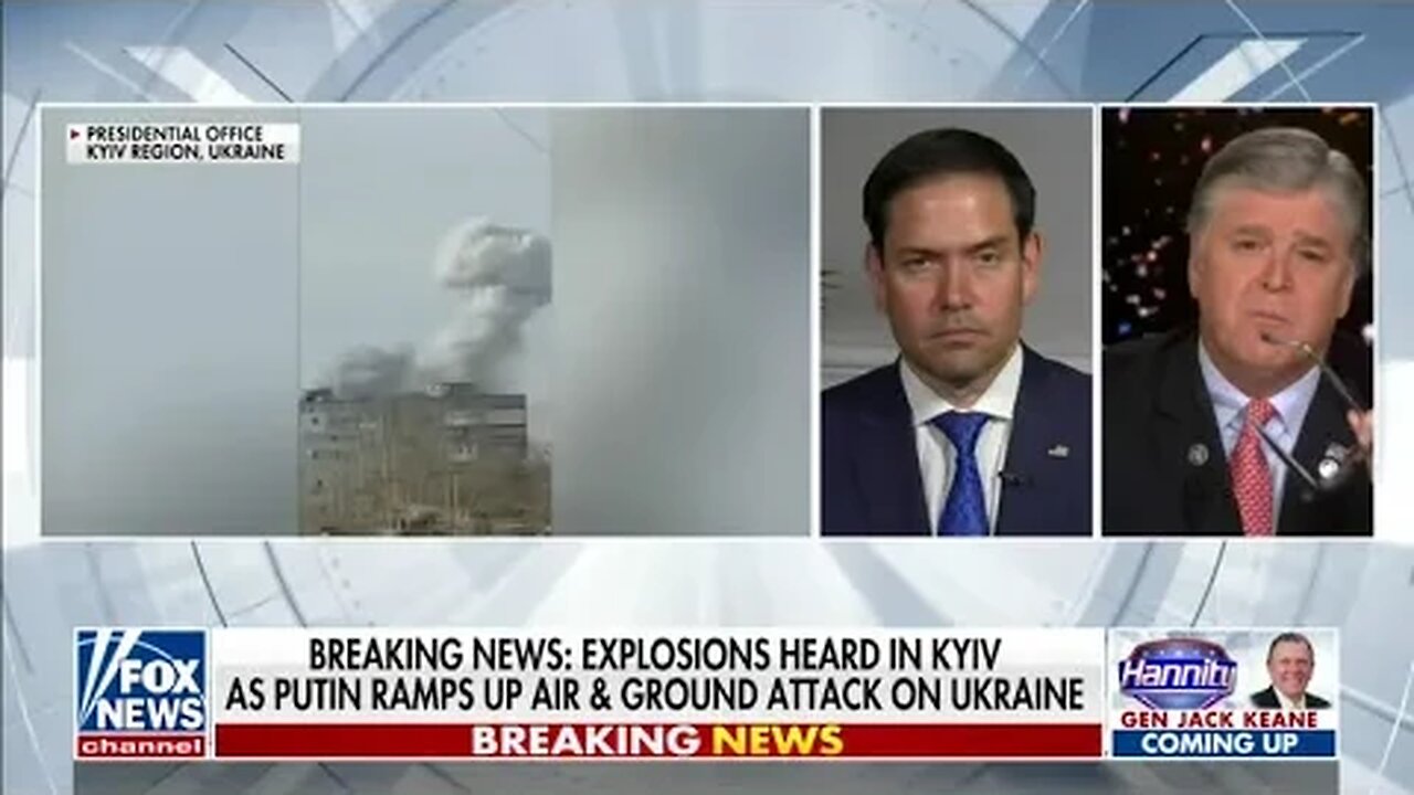 Senator Rubio Joins Hannity to Discuss the Latest on Russia's Invasion of Ukraine