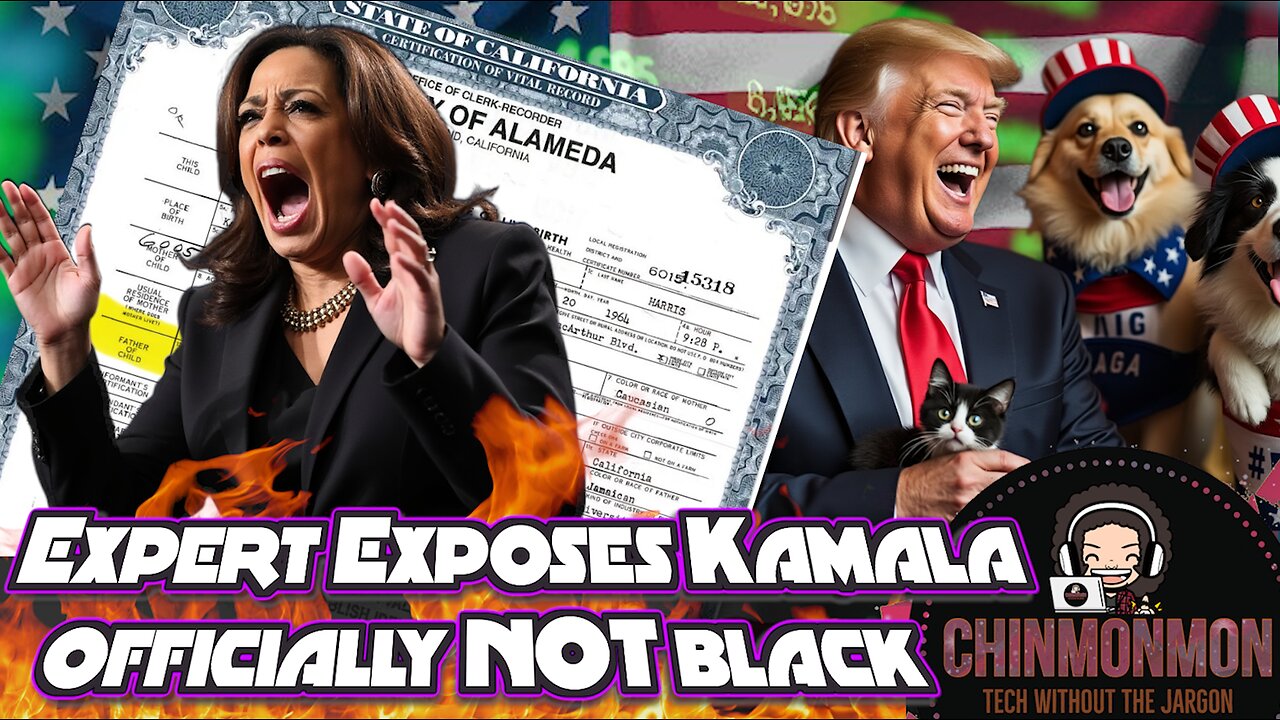 Top Expert Exposes Kamala officially NOT black