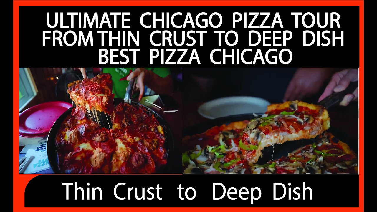 Ultimate CHICAGO PIZZA TOUR!! 🍕 From Thin Crust to Deep Dish - Best Pizza Chicago!!