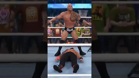 🎮🤨The Rock People’s Elbow Vs Roman Reigns Wrestlemania WWE 2k23 #therock #romanreigns #nftarttalk