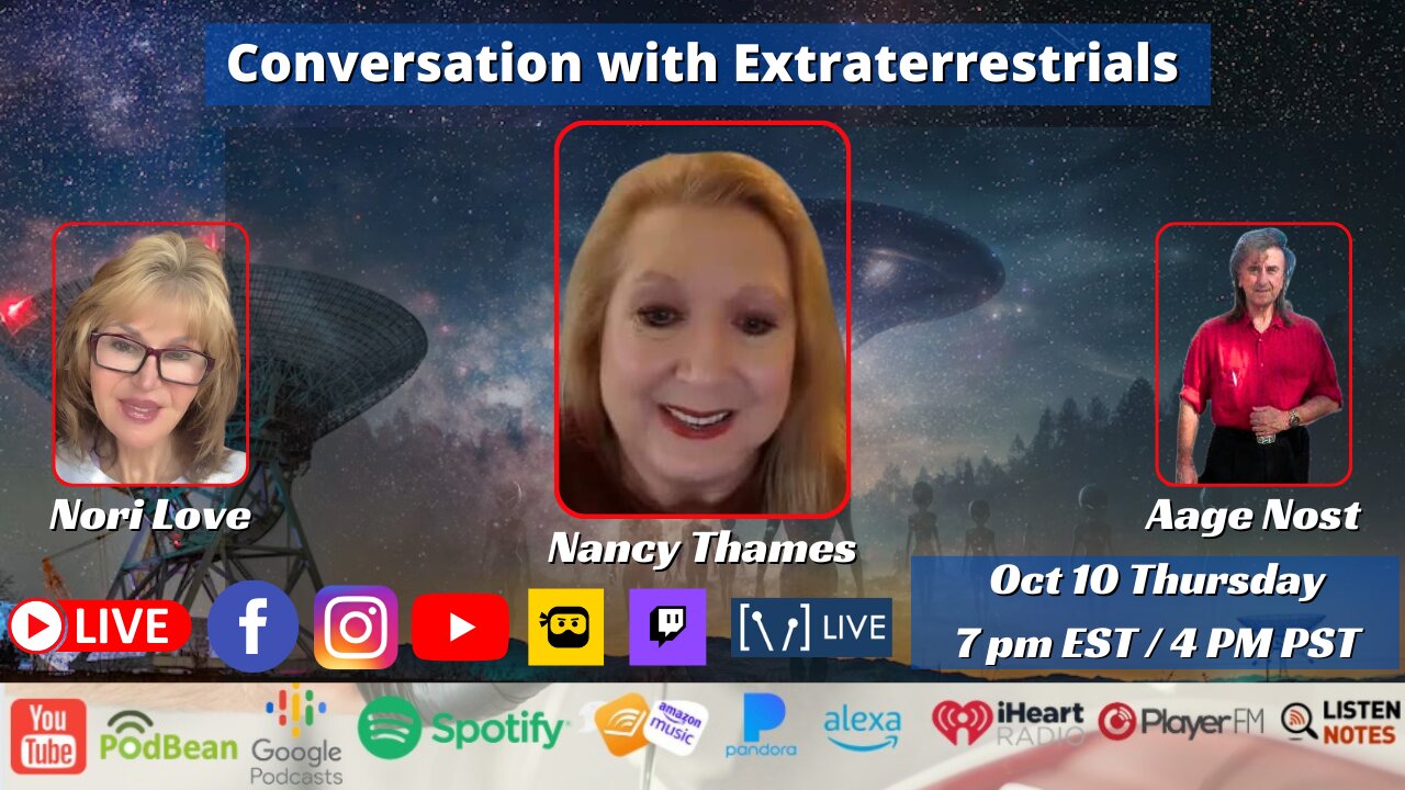 Conversation with Extraterrestrials with Nancy Thames