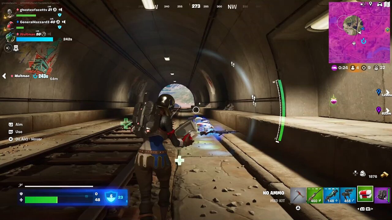 Getting a clinch in Fortnite