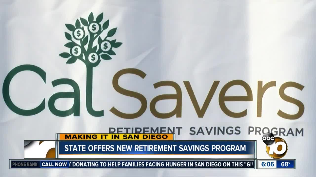 California offers state-run retirement savings program