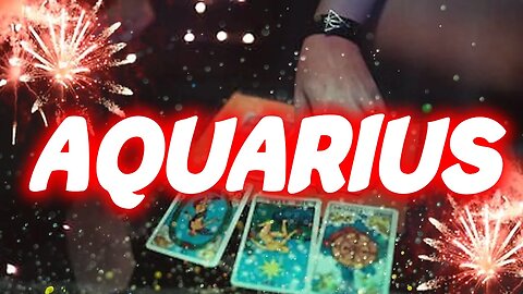 Aquarius ♒️ GET READY! UNBELIEVABLE SURPRISE😱