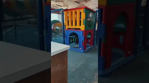 Abandoned YMCA with everything left behind