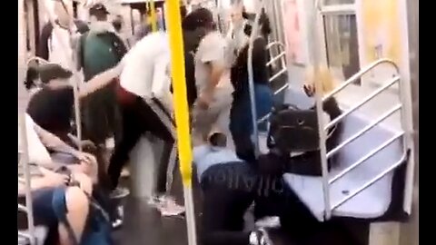 Woman Gets Beat Up By Two Men On A NYC Train - HaloRockNews