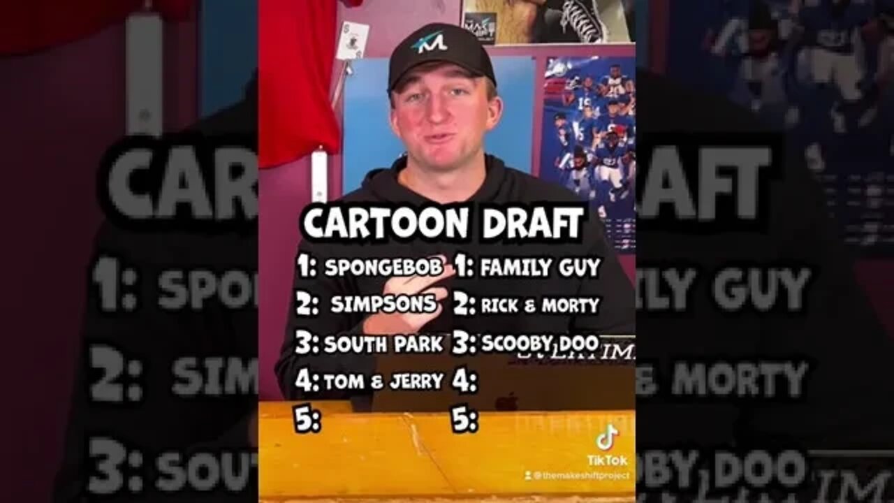The Cartoon Draft!! Who Won The Draft?? #shorts #cartoons #draft #spongebob #cartoonnetwork #shows