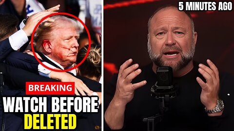 5 Mins Ago: Alex Jones LEAKED The Whole Secret About Trump