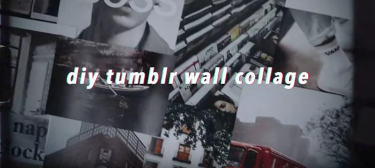 DIY Tumblr Wallpaper - Faux Wallpaper Accent Wall