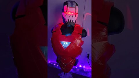 painted my chest on my iron man suit