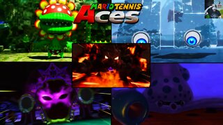 Mario Tennis Aces - All Boss Fights (Adventure Mode)