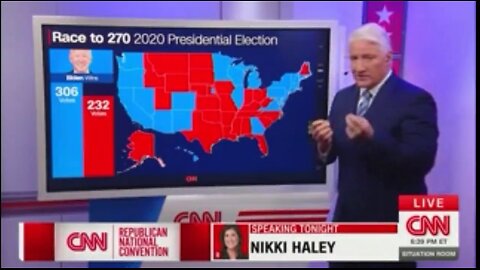 Democrats are concerned that Trump is on course for a landslide victory with 330 electoral votes