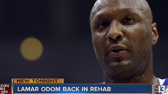 Report: Lamar Odom back in rehab