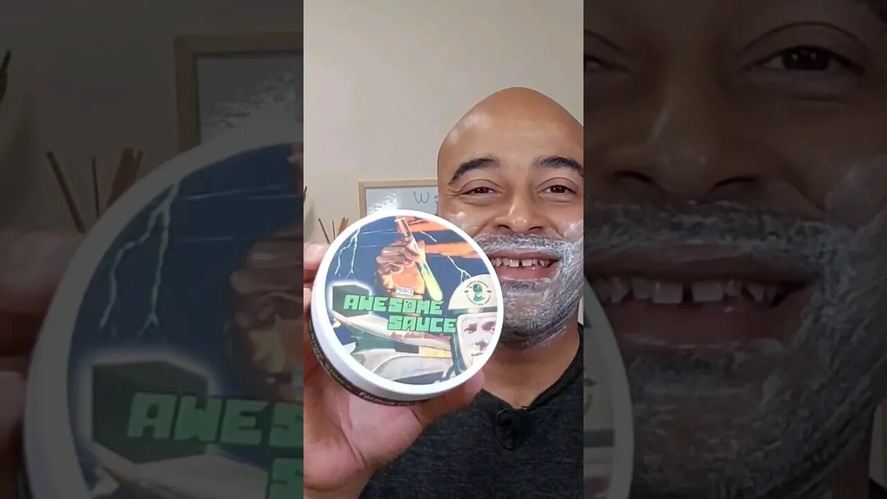 ASMR LATHERING AWESOME SAUCE by P.A.A.💈🔊🧼👌🏾💈#asmr #shavingproducts #lathering #wetshaving #grooming