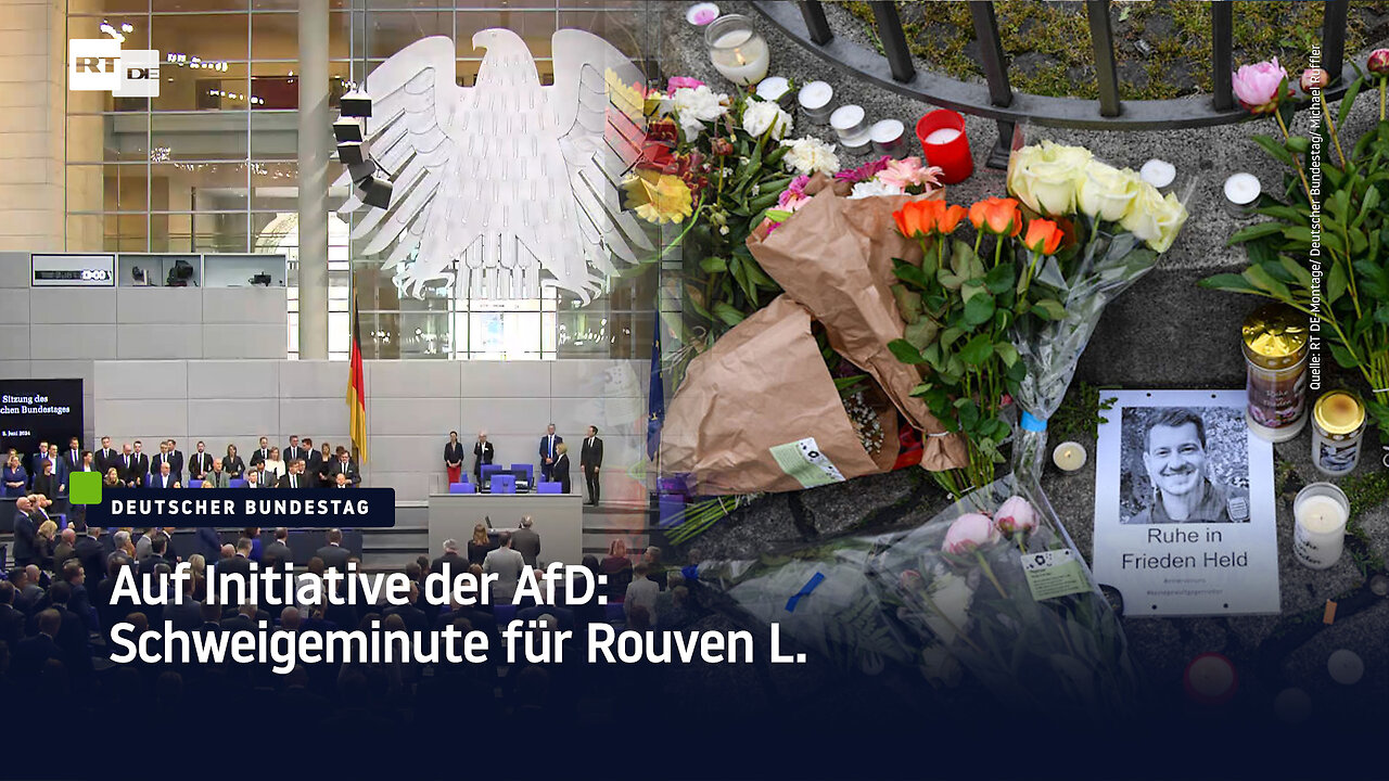 Auf Initiative der AfD: Schweigeminute für Rouven L. im Bundestag