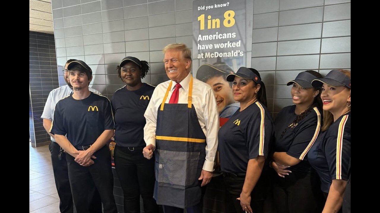 President Trump : McDonald's Employee of the Month