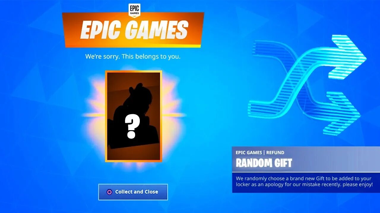 Epic Games Hands out a RANDOM GIFT.. (Huge Apology)