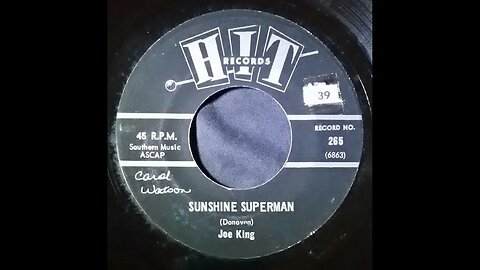 Joe King - Sunshine Superman