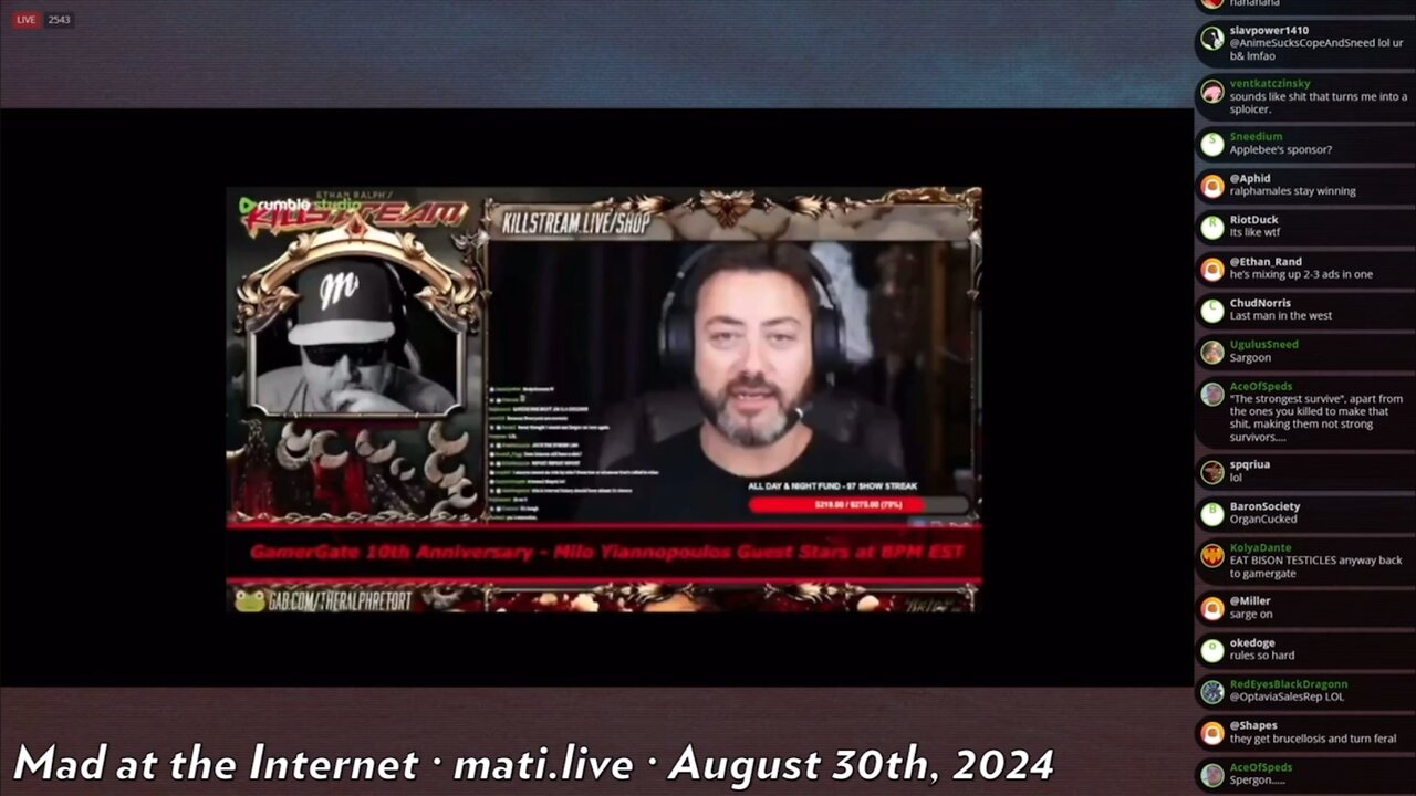 MATI: Ethan Ralph Reads Ads to Sargon & Milo re: Gamersgate Special (Aug 30, 2024)
