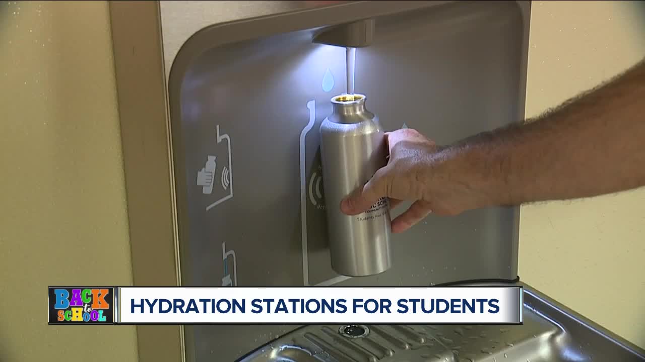 Hydration stations in Detroit schools