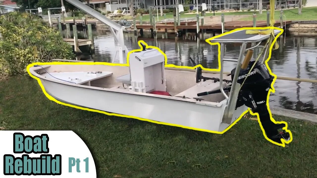 BACKYARD FIBERGLASS BOAT BUILDING | Part 1