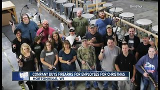 Wisconsin company gives employees guns for Christmas