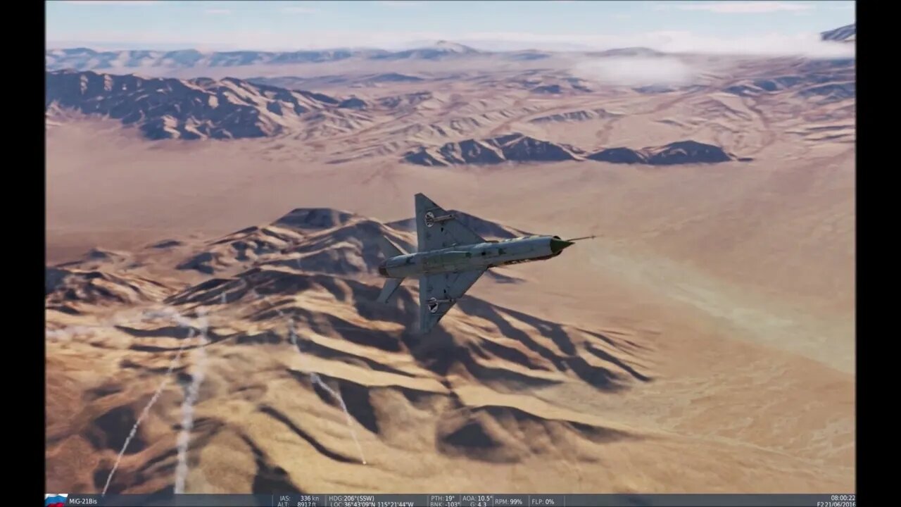 DCS World F-105 Missile VS Mig 21