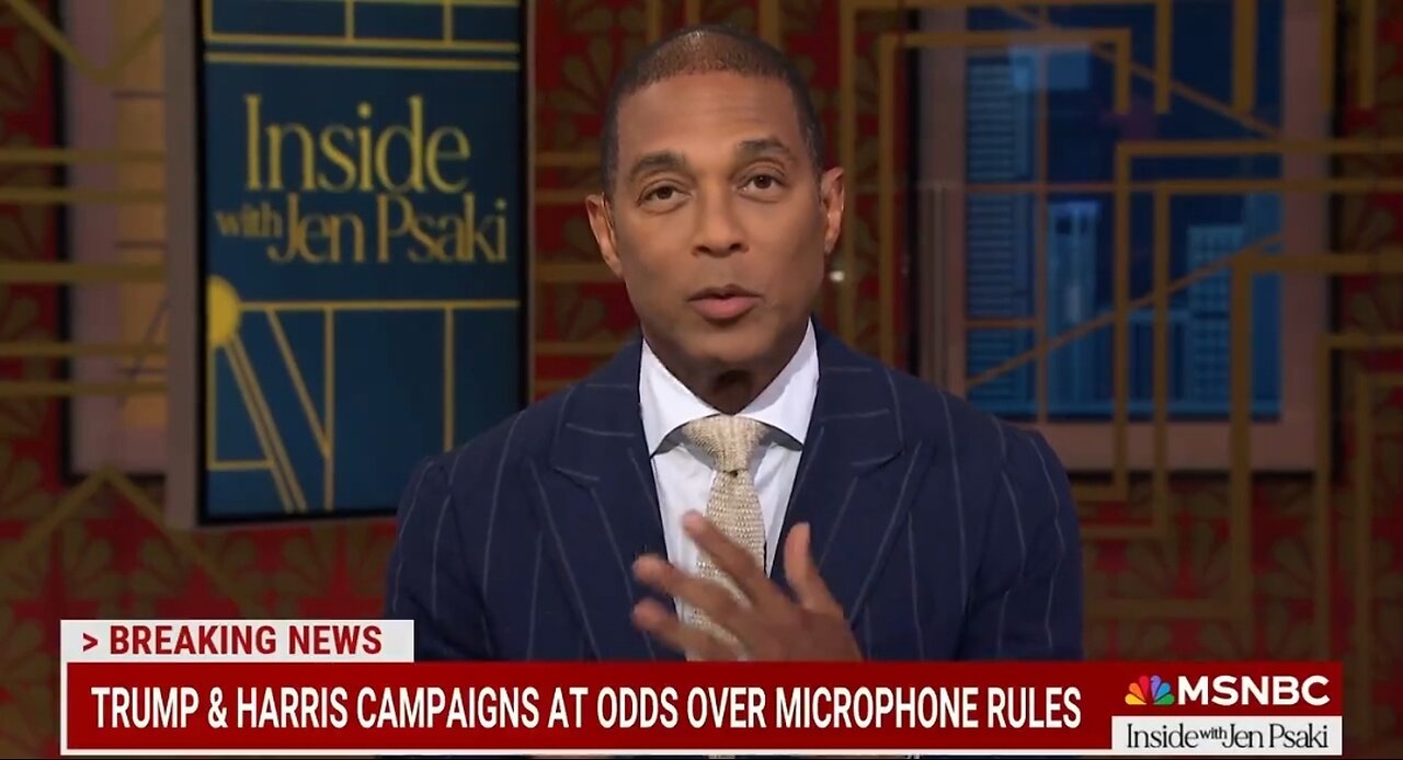 Don Lemon Claims Trump is Losing His Mind Because He Has To Debate A Black Woman