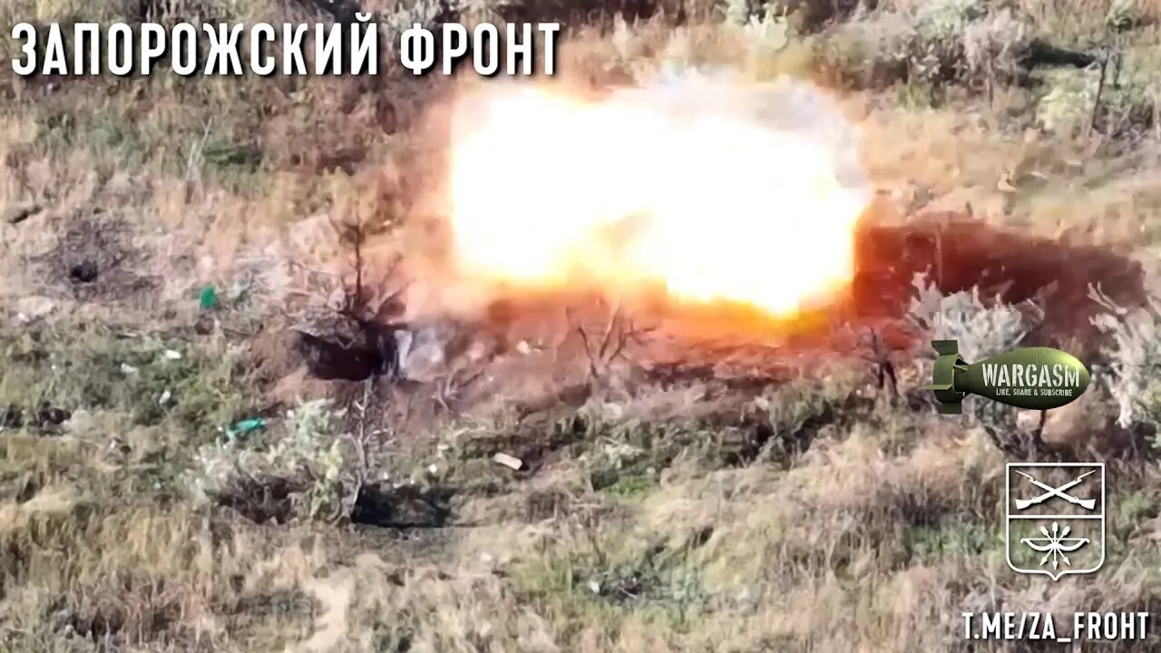 Russian LUN-7 FPV drone hits observation post near Bakhmut