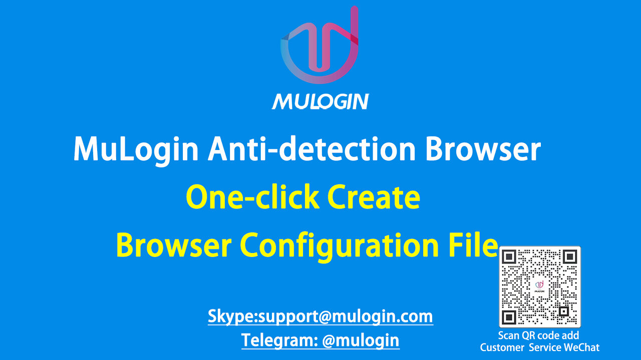 How to create different virtual profiles with One-click in MuLogin Anti-detect Browser?@mulogin