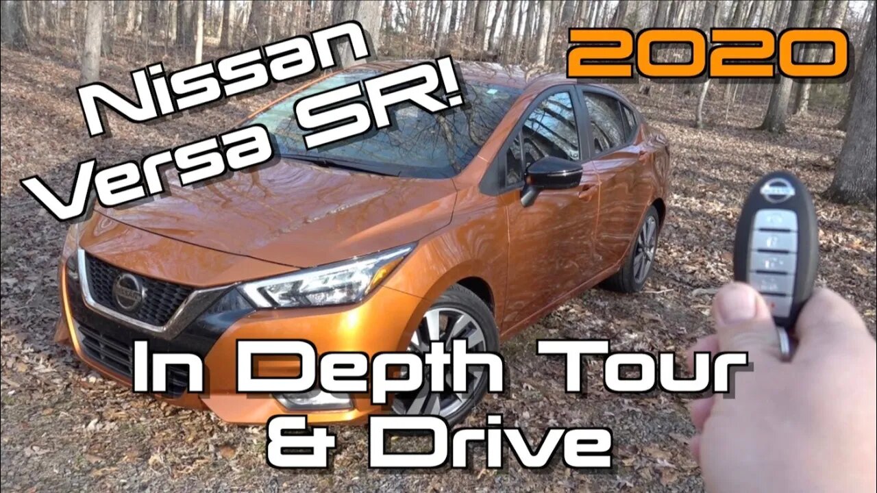 2020 Nissan Versa SR: Start Up, Test Drive & In Depth Tour