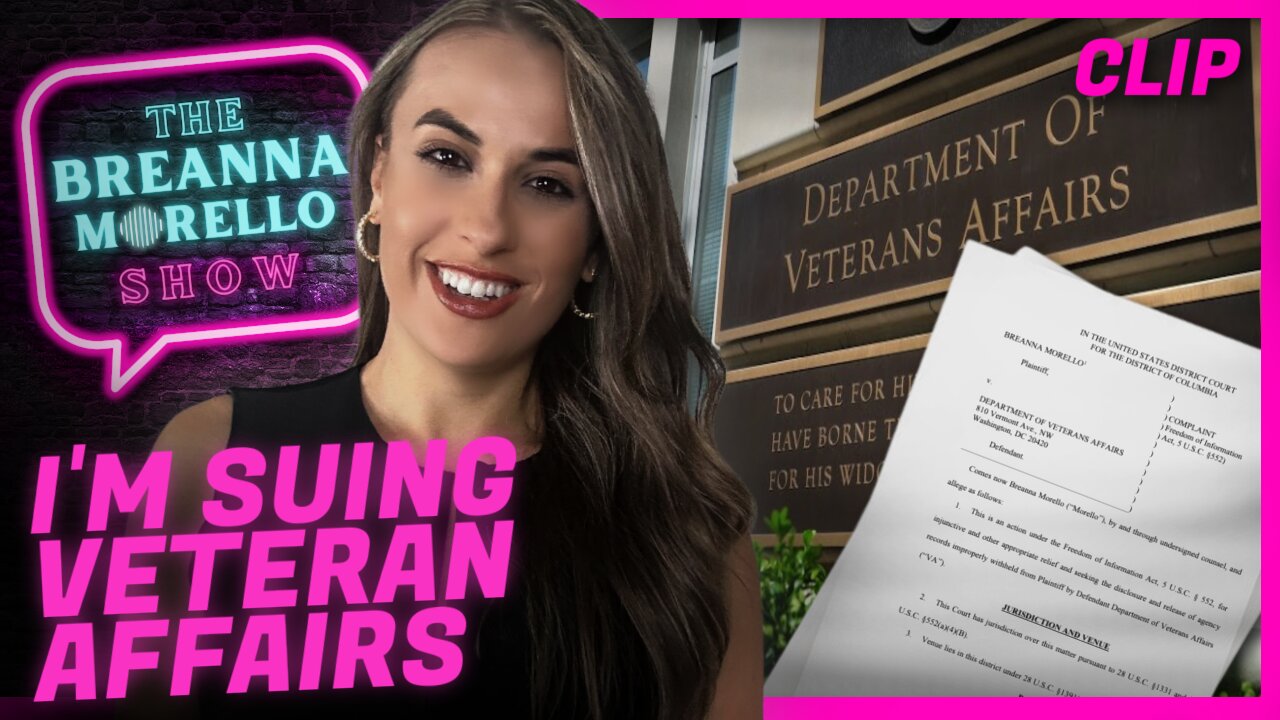 Today I Filed a Lawsuit Against Veteran Affairs for J6ers - Breanna Morello