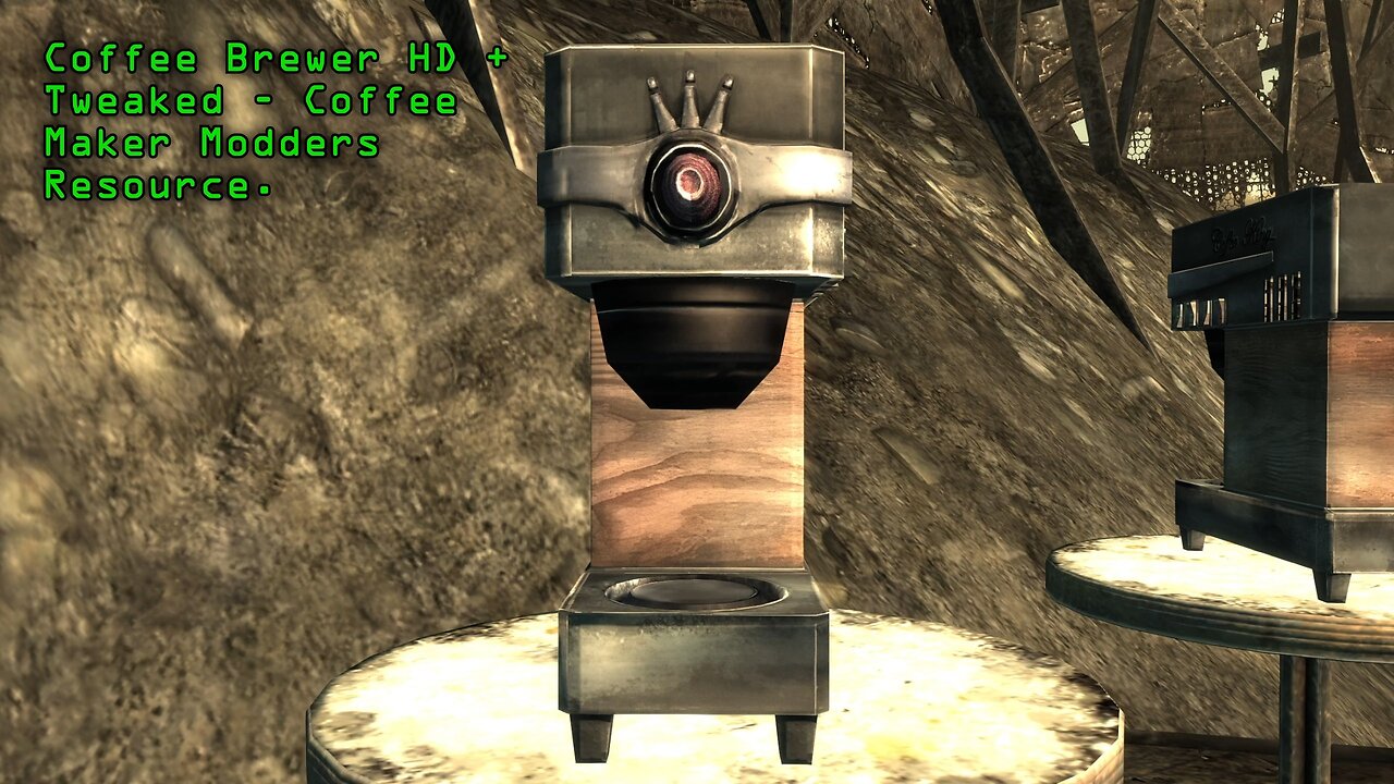 Fallout 3 Mods - Coffee Brewer HD by Dead47 + Tweaked - Coffee Maker by lordinquisitor