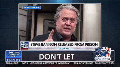 Steve Bannon is free and return to War Room !