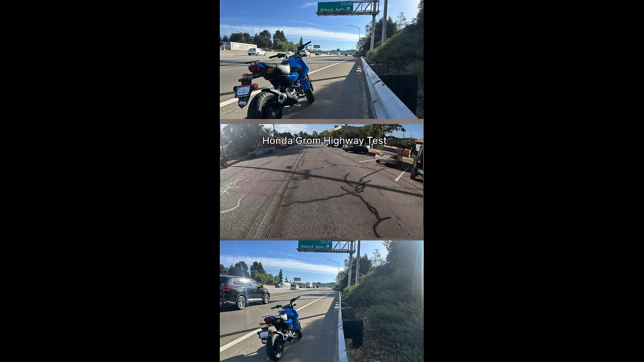 Taking My Honda Grom On The Highway