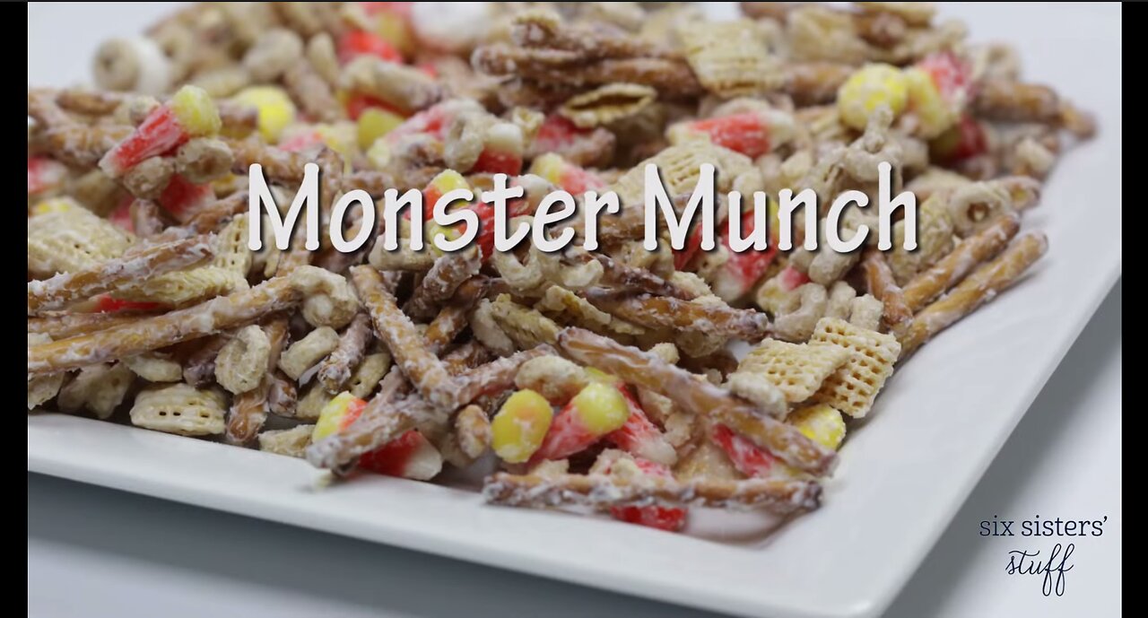 Halloween Monster Munch Candy Dessert | Monster Munch Recipe |