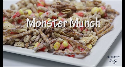 Halloween Monster Munch Candy Dessert ｜ Monster Munch Recipe ｜