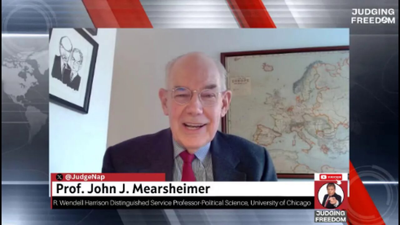 Prof. John Mearsheimer: Israel Shooting Itself in the Foot