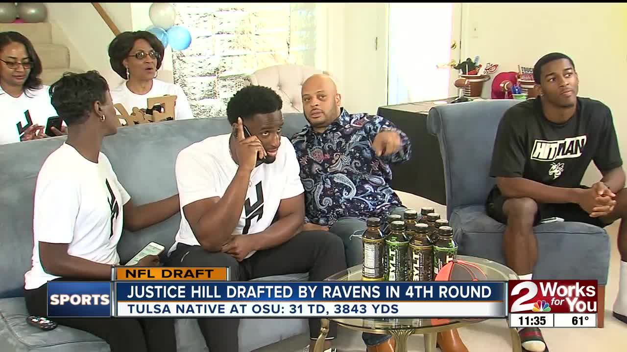 Tulsan Justice Hill Drafted by Baltimore Ravens