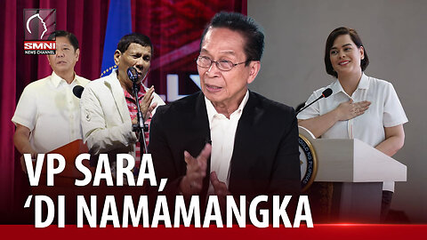 Ipinaliwanag ni Atty. Salvador Panelo na hindi namamangka sa dalawang ilog si VP Sara