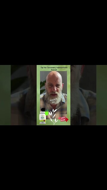 Temporary Hemorrhoid Relief!😇 #piles #hemorrhoidtreatment #hemorrhoids #supplementsthatwork #shorts