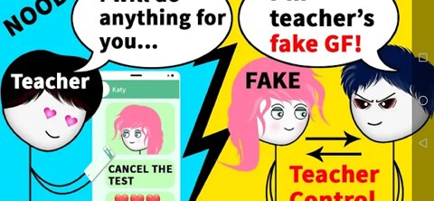 When you try to be teacher fake gf