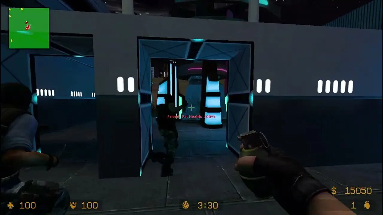 Counter Strike Source Neonpolis Bots#2 Only Knives