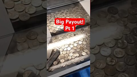 Big Payout! Bonus Hole Coin Pusher pt1. #coinpusher #arcade #coinpusherjackpot