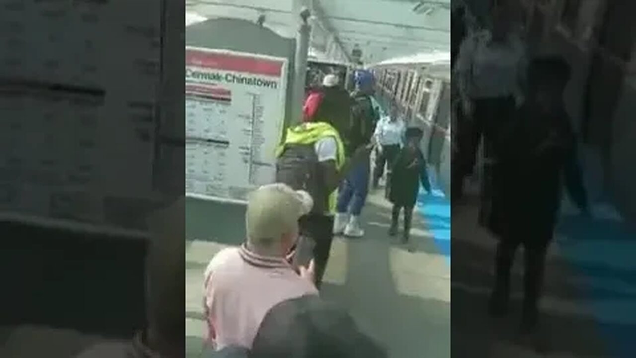 An individual attempted a robbery on Red Line Train at Chinatown, Chicago and was subsequently shot