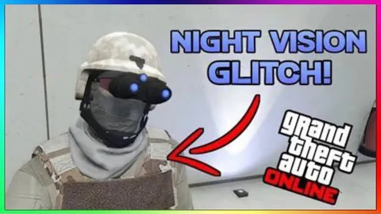 Easy How To Get Night Vision Goggles On ANY Of Your Saved Outfits (GTA Online)