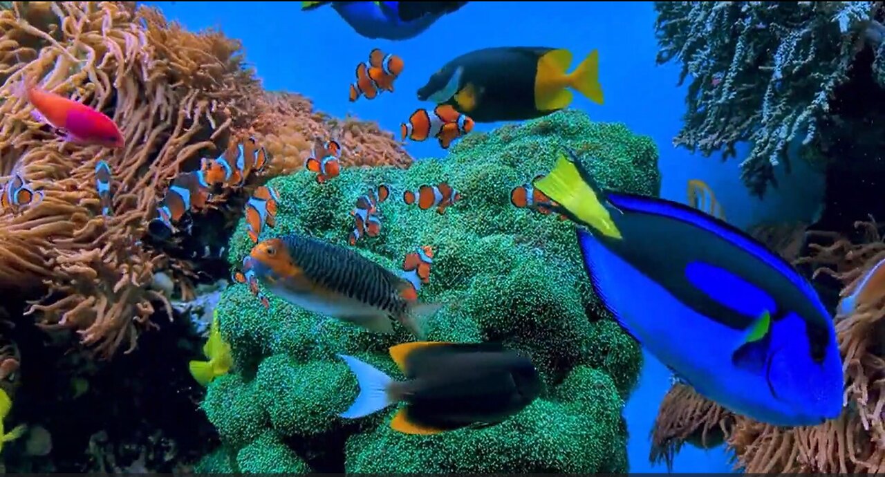 DEEP SLEEP SOFT MUSIC WITH AQUARIUM HOURS OF MUSIC FOR STRESS ANXIETY